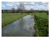 The river Cam in Gloucestershire  © Vincent Jones and licensed for reuse under this Creative Commons Licence