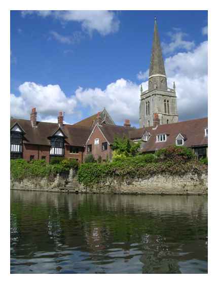 Almshouses at St Helen`s Church, Abingdon