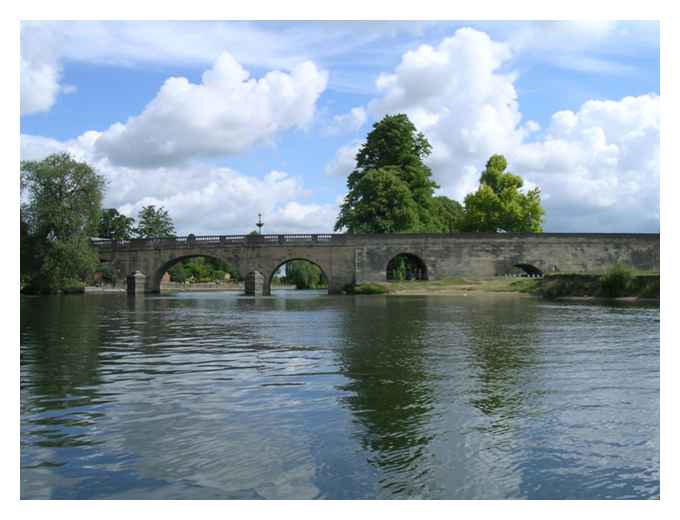 Wallingford Bridge from the south