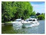 Cruisers on the Thames at Windsor