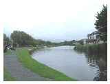 The Bude Canal next to the Information Centre car park