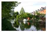 The river Kennet on the outskirts of Reading