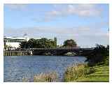 View of Coleraine from river bank © qbs photos