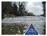 Weir watching  so shallow I think I could`ve walked up it. © Matt Oseman