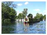 Waiting for Cookham Lock