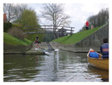 Approaching Boveney Lock