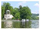 Boatloads of Hari Chrishna nuns enjoying life 