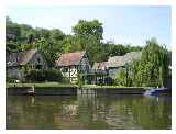 Houses on the backwater 