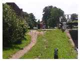 Portaging at Triggs Lock 