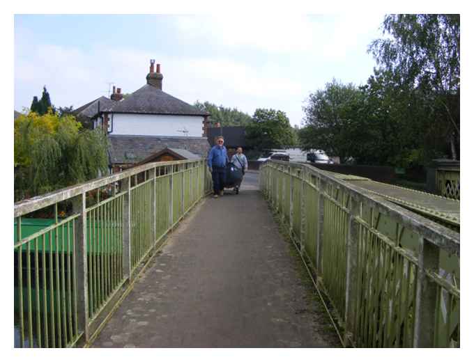 Portage to the launch site