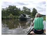 A narrowboat on the Godalming navigation 