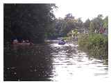 Rowing boats at Farncombe 