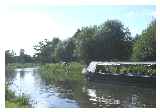 A horse drawn narrowboat 