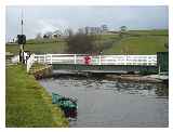 The swing bridge at Bradley