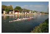 Oxford rowers and boathouses © Sacred Destinations