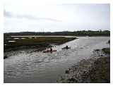 approaching thorley mill dam