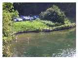 The car park from the road bridge