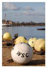 Waldringfield Sailing Club buoys © Eric Craven